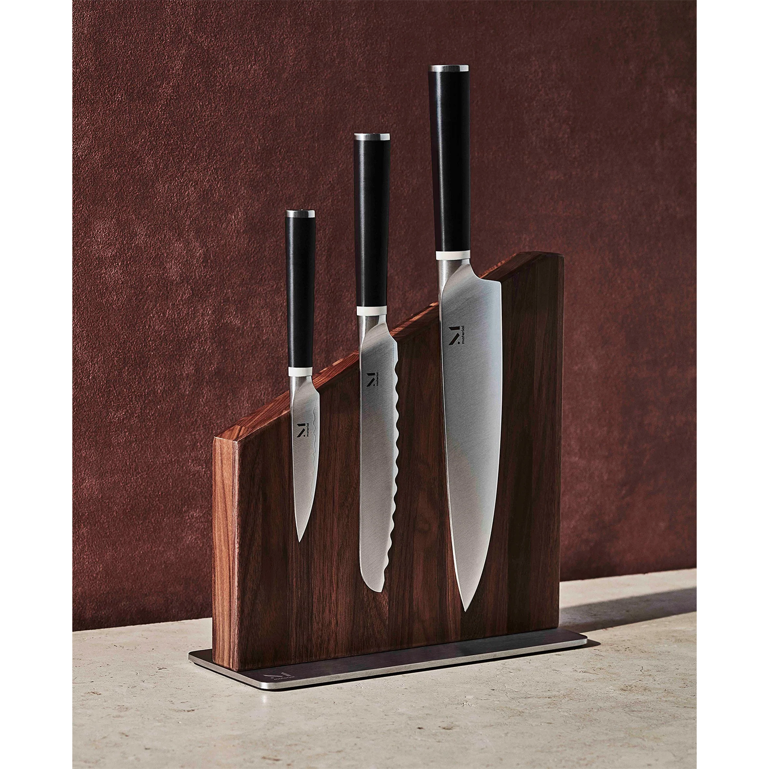 knife set and stand material kitchen
