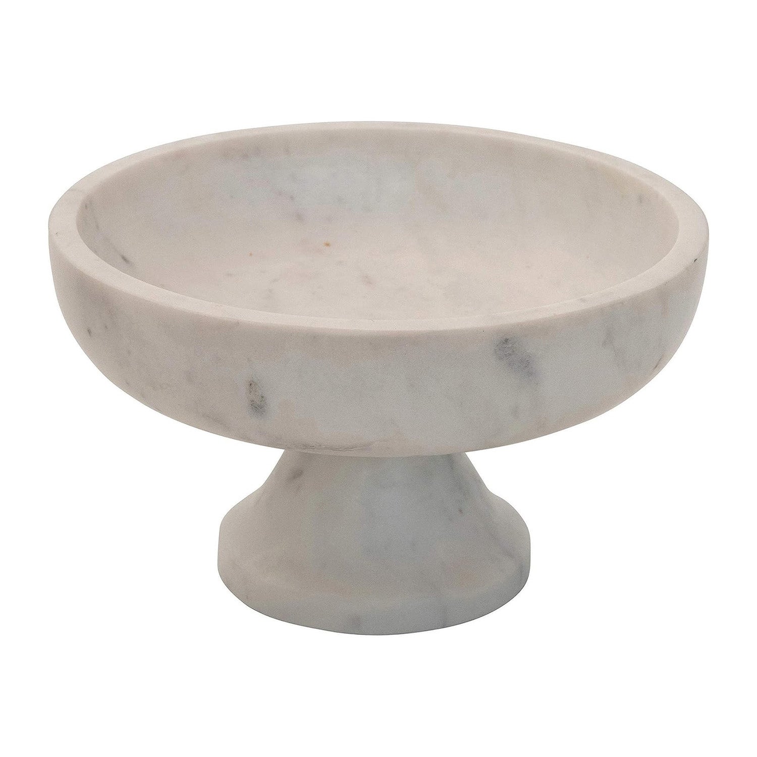 Bloomingville Marble Footed, White Bowl