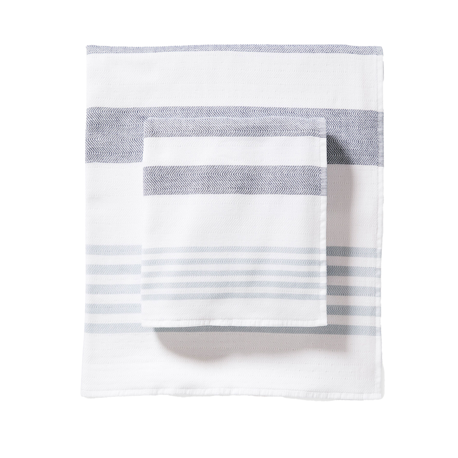 fouta bath towel set navy and white striped serena and lily