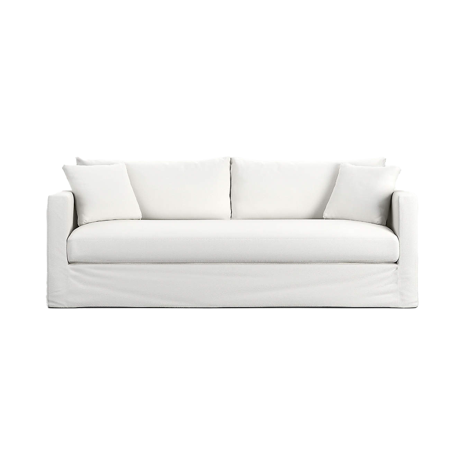 Willow II Slipcovered Queen Sleeper Sofa in White