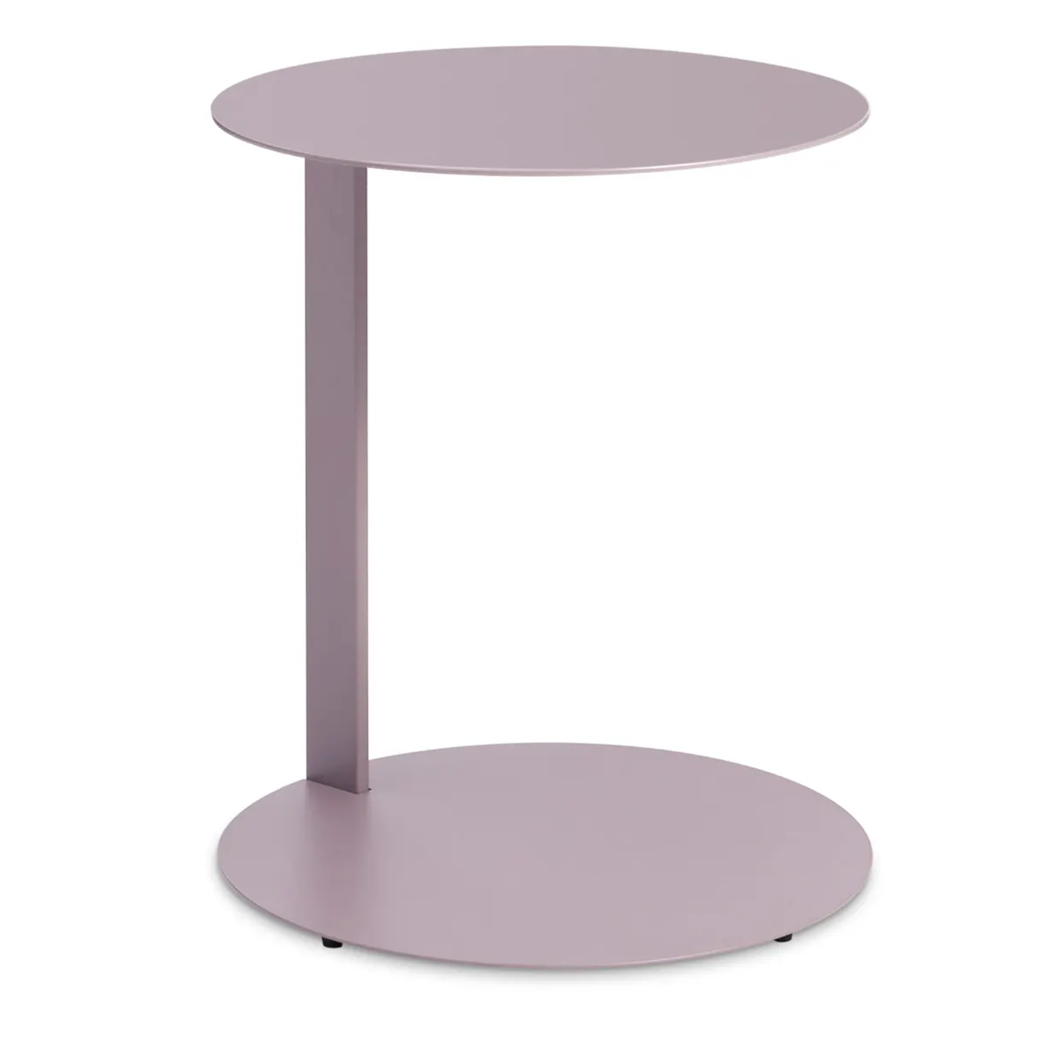 blu dot note large side table in oyster