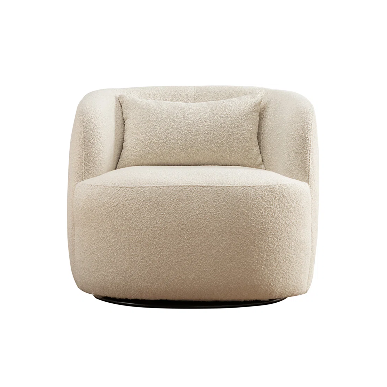 orren ellis wide upholstered boucle chair wayfair