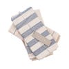 denim stripe kitchen towel set