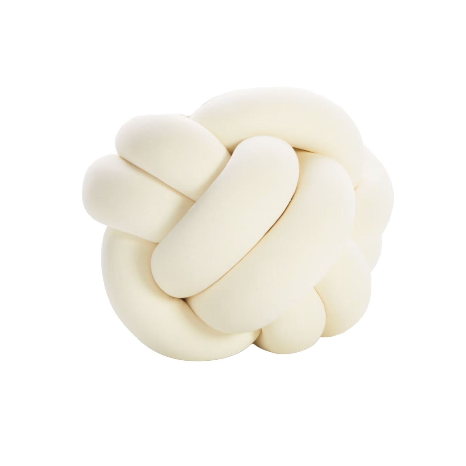 design within reach knot pillow in cream