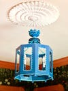 decorative blue chandleier