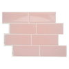 pink peel-and-stick tile