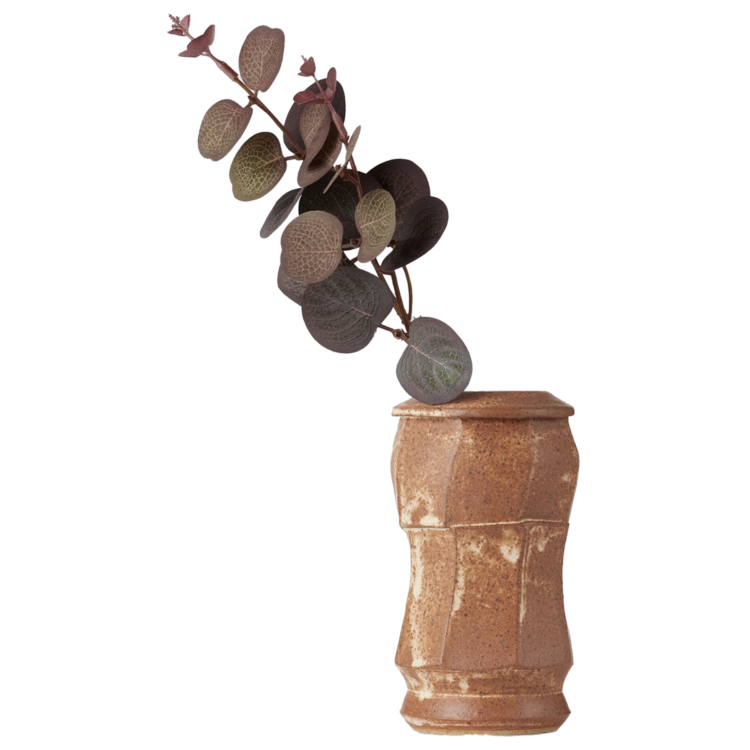 brown tall bud vase adam ross ceramics ssense
