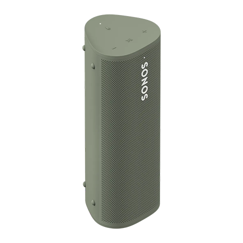 Green portable speaker by Sonos
