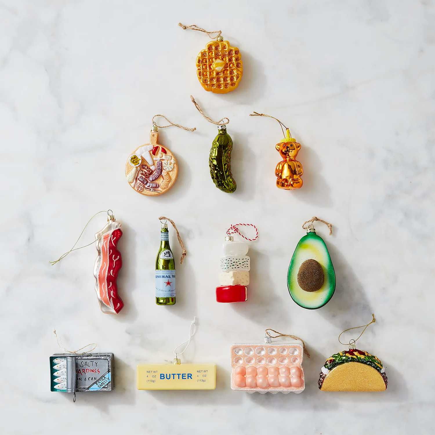 cody foster vintage inspired food christmas ornaments