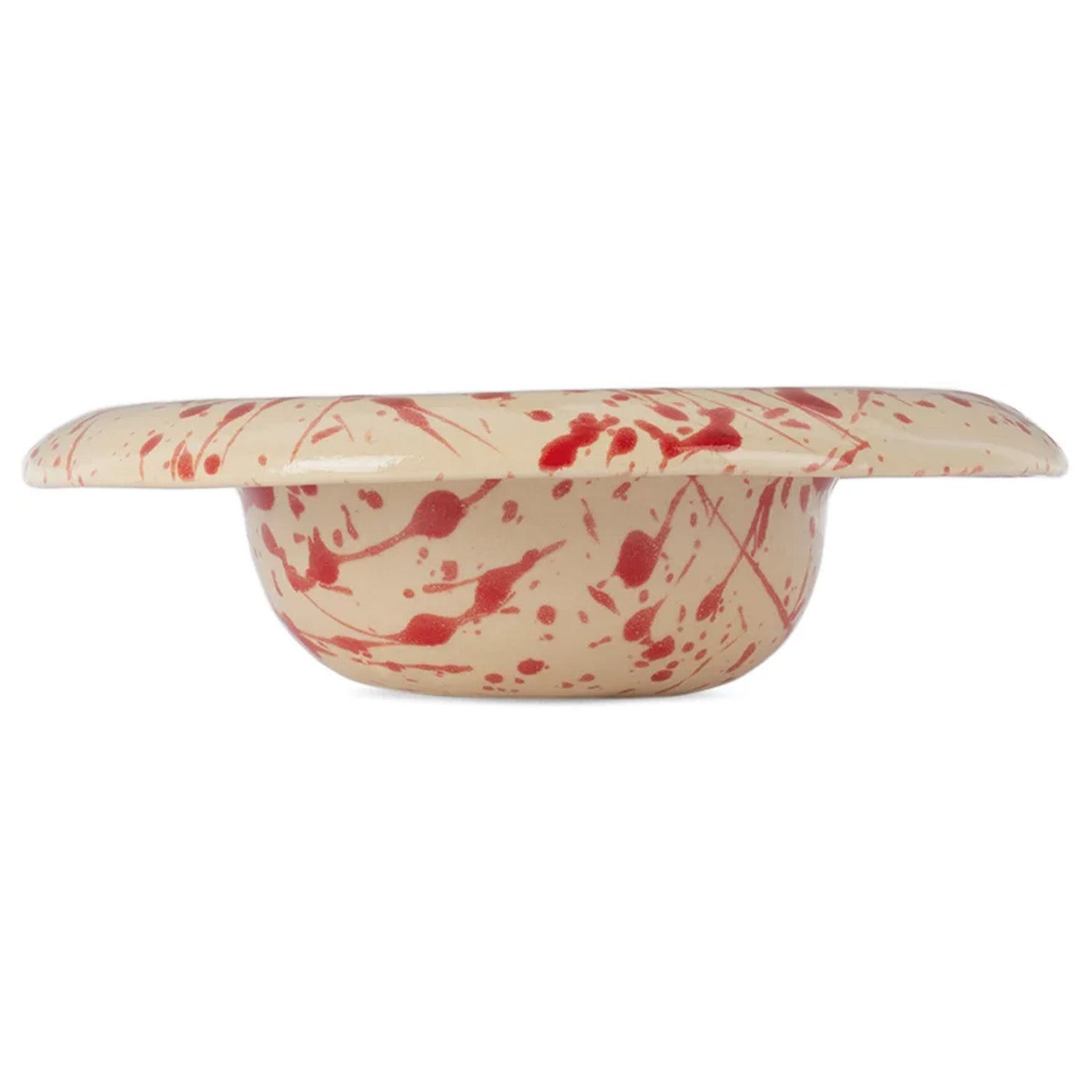 BOMBAC Off-White & Red Big Bowl