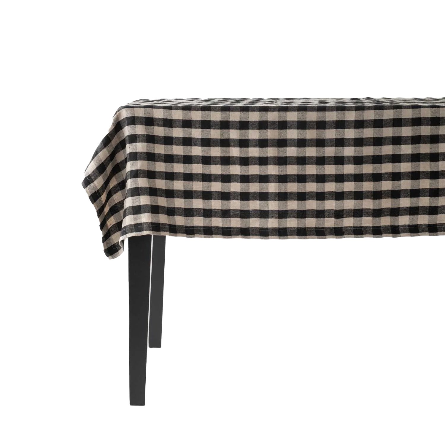 Linen Check Tablecloth
