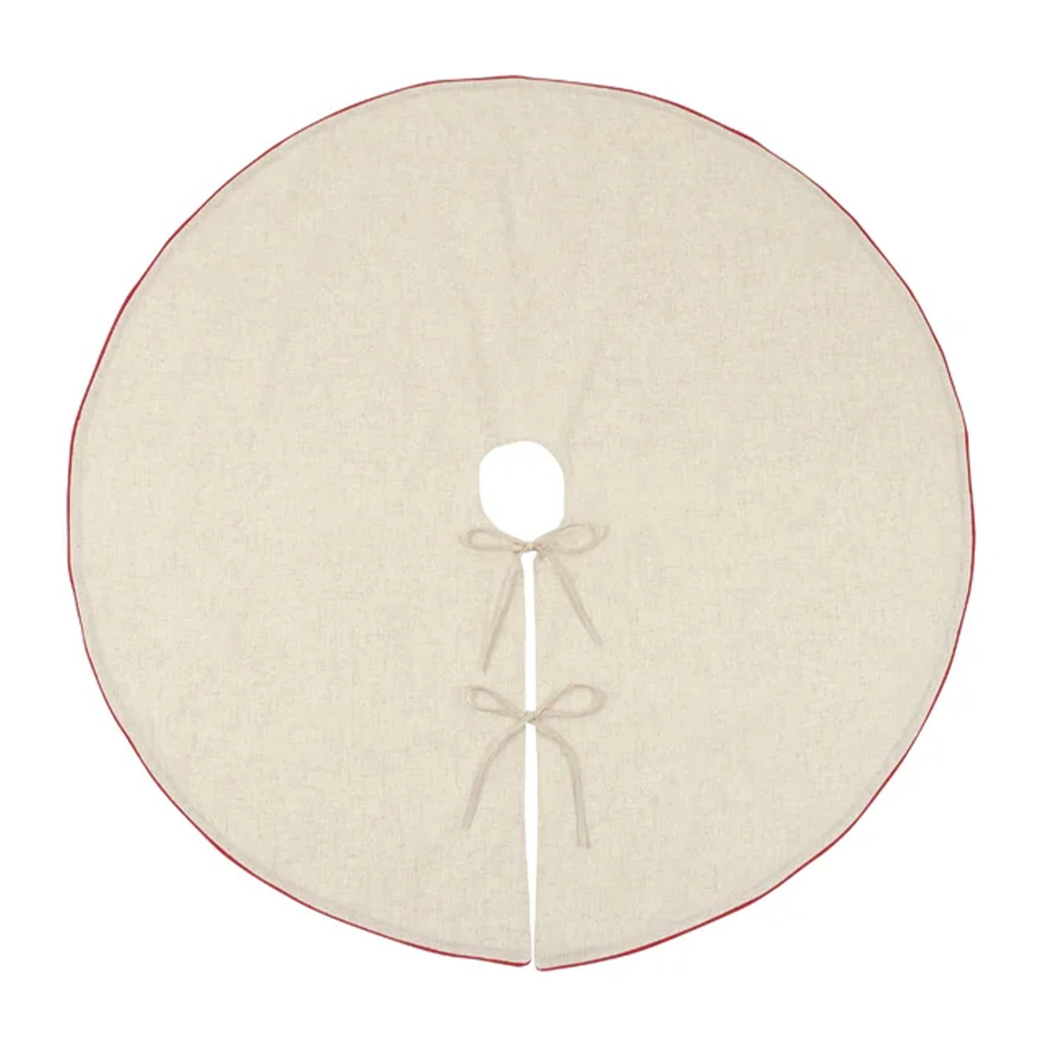 The Best Tree Skirts Don't Look Like a Tacky Christmas Sweater domino