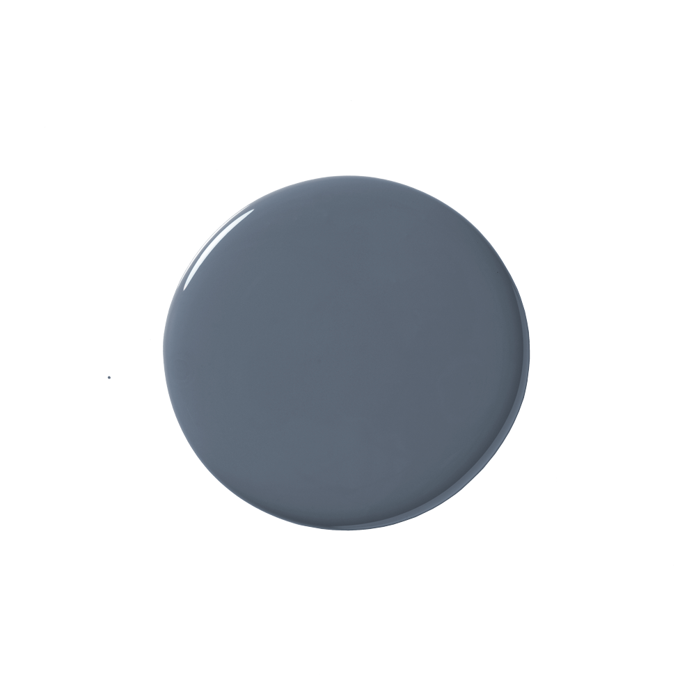 blue gray paint blob