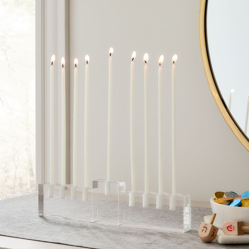 The Best Hanukkah Menorahs Celebrate the Materials of the Moment, From Travertine to Brass