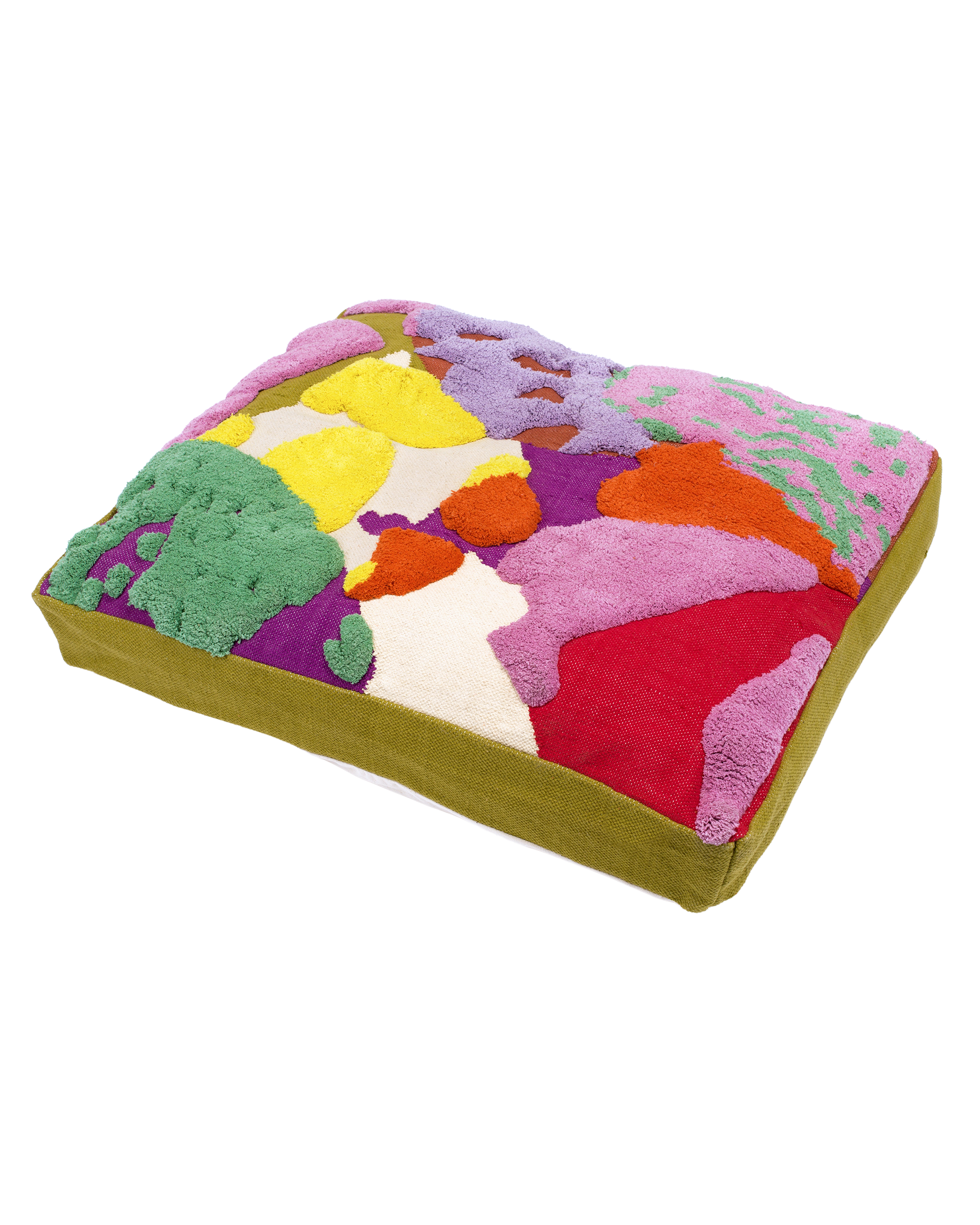 colorful dog bed