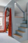 stairs leading to top bunk bed