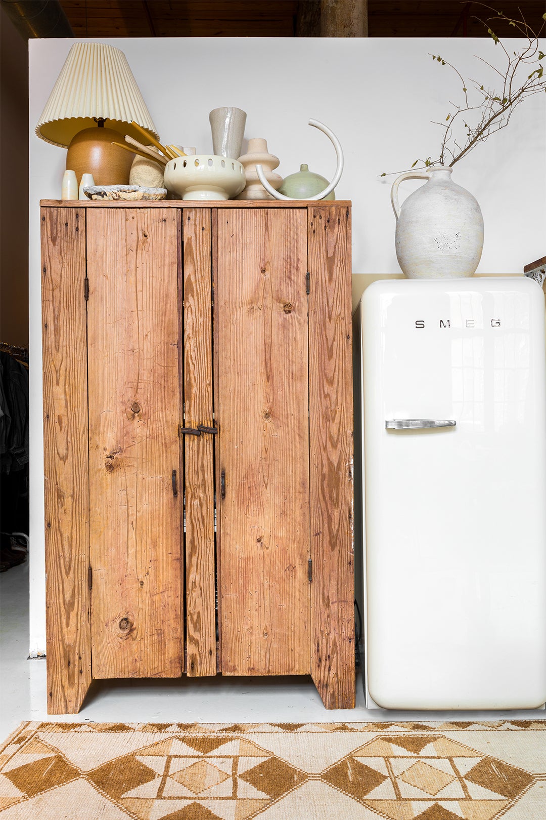 wood pantry chest