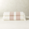 striped linen towels