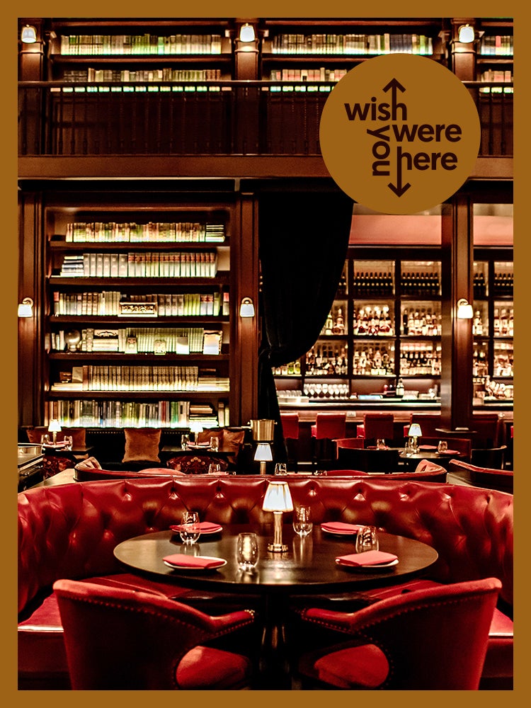 Library at Nomad Hotel in Las Vegas