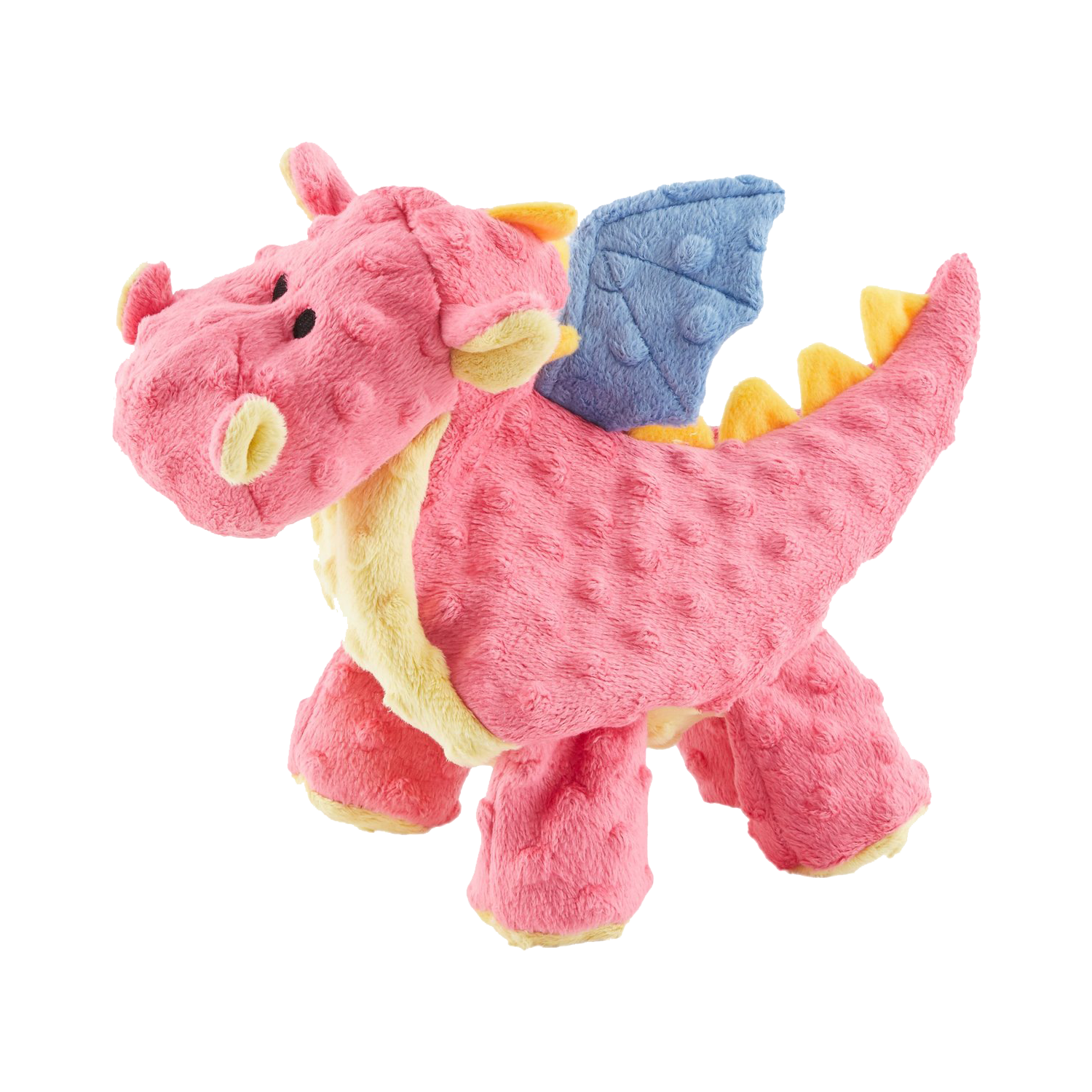 pink dragon dog toy