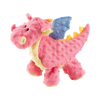 pink dragon dog toy