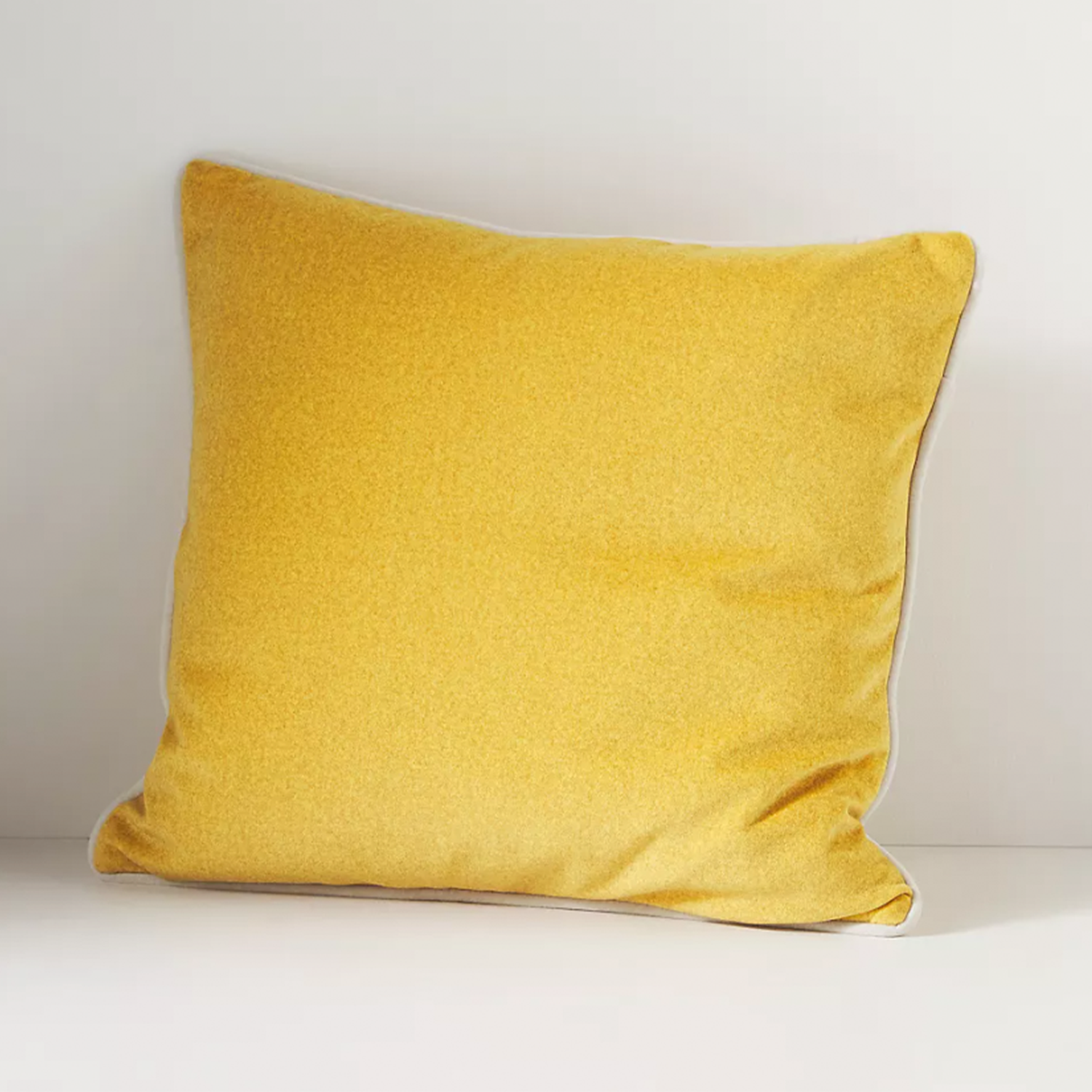 yellow felt pillow