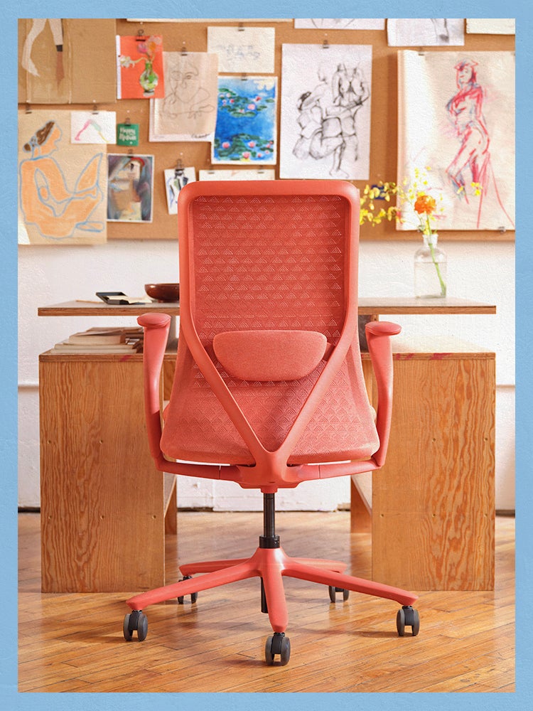 Branch Verve Chair in Salmon Pink Colorway