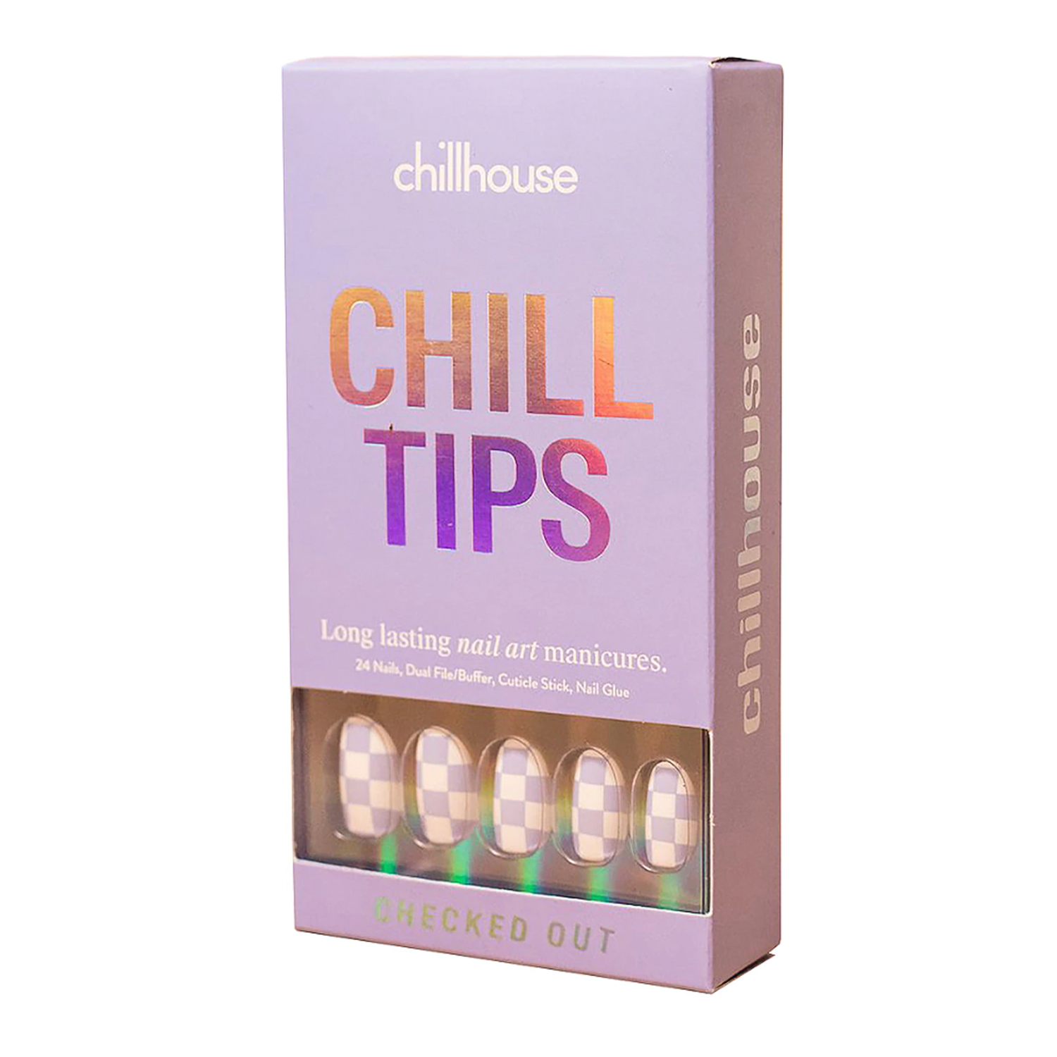 Checker Chillhouse Nail Tips