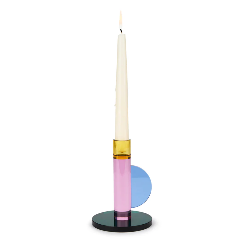 Astro Crystal Candlestick Holder
