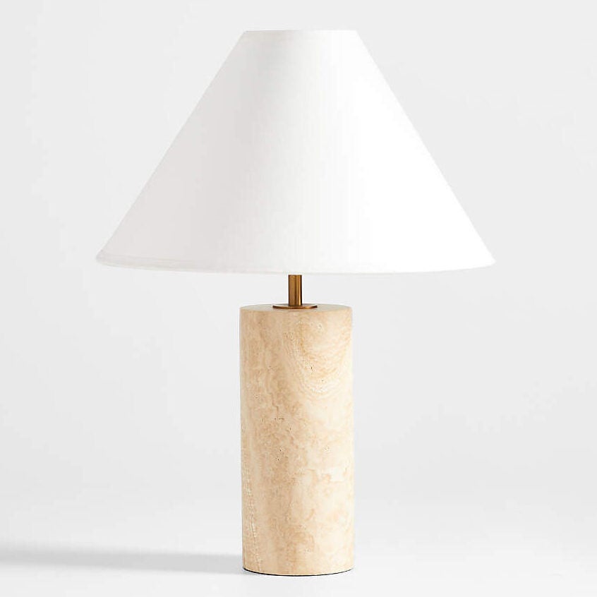 Navagio Travertine Table Lamp