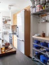 industrial galley kitchen