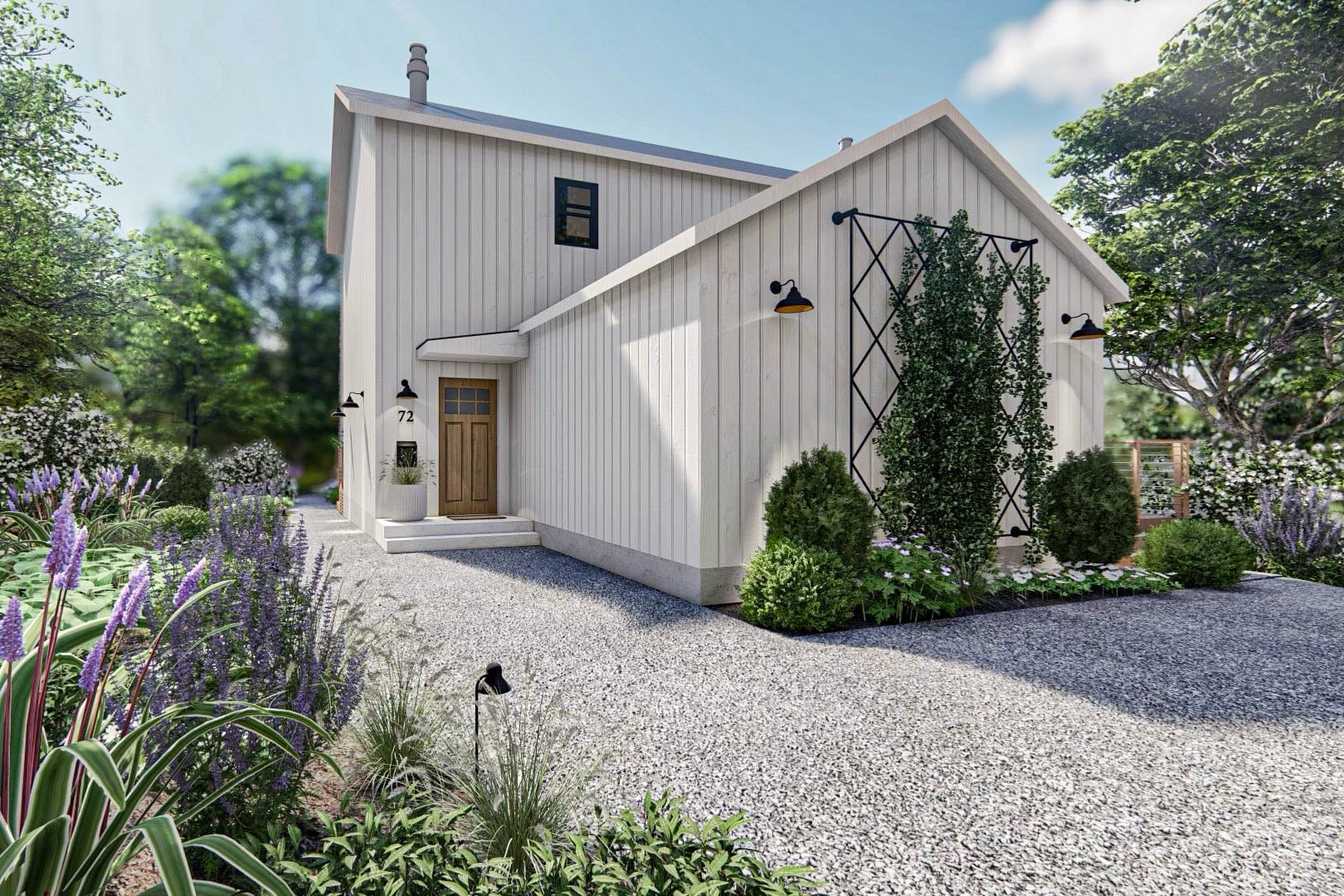 Rendering of an upstate home