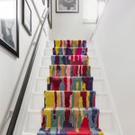 colorful stair runner