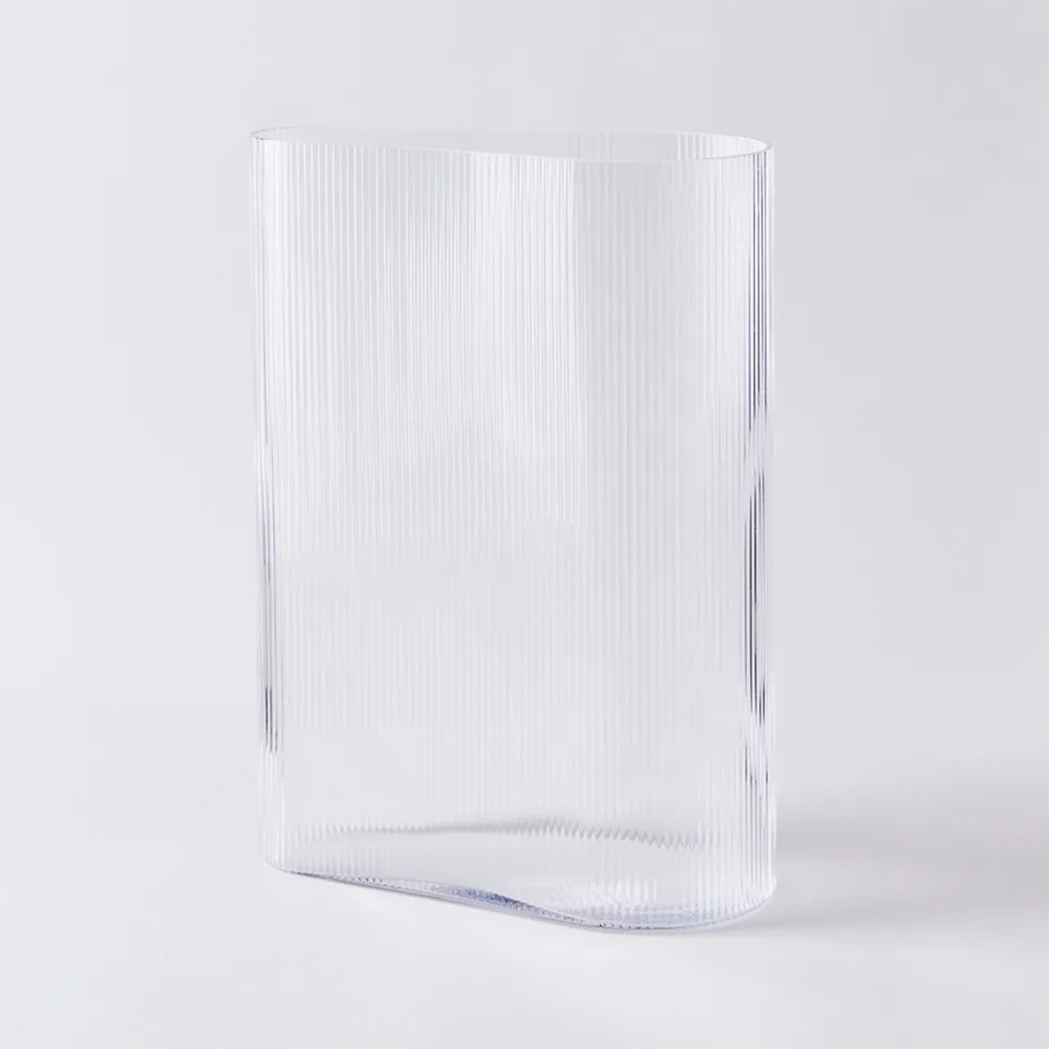 nude glass ripple vase