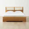oak bed frame