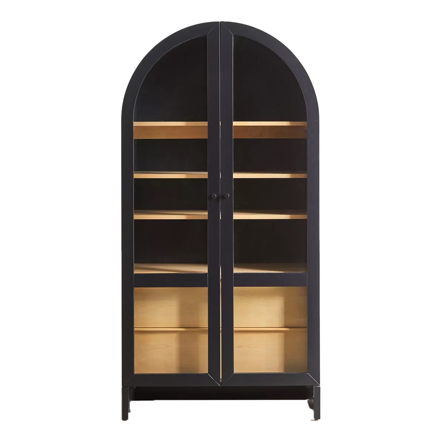 Black Mason Storage Cabinet