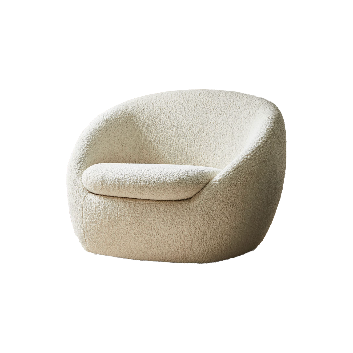 Boucle Swivel Chair From West Elm