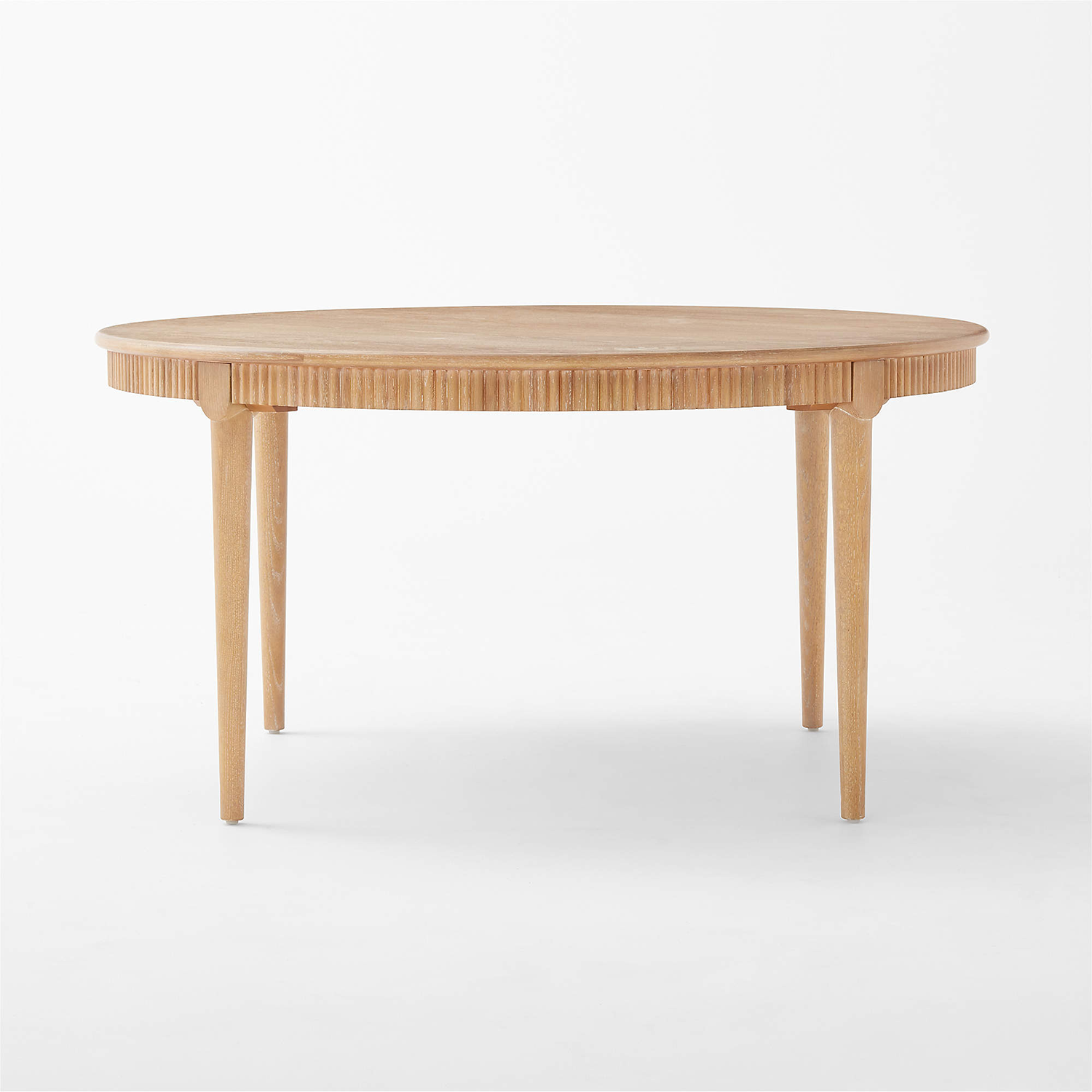 Providence Round Cerused Oak Dining Table