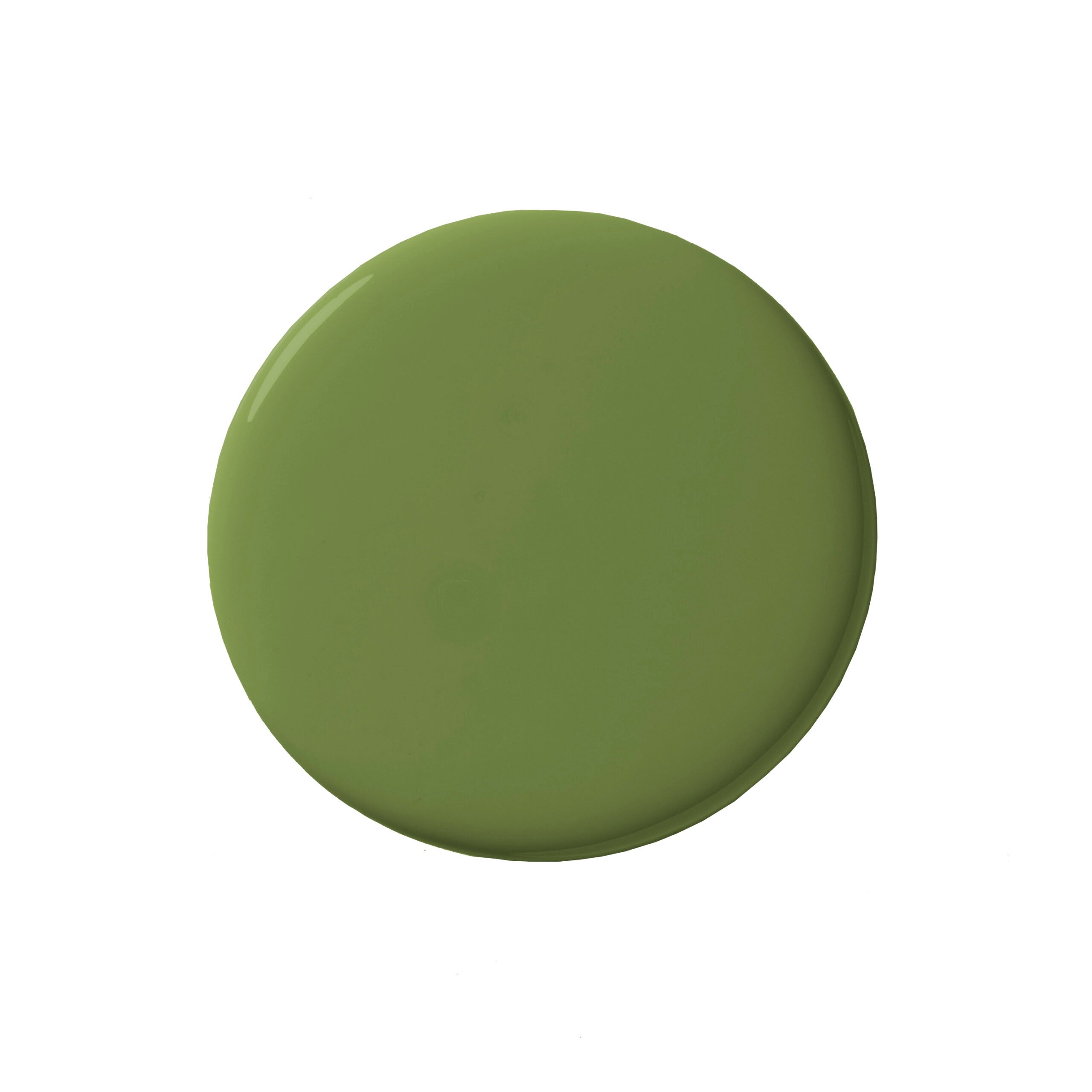 green paint blob