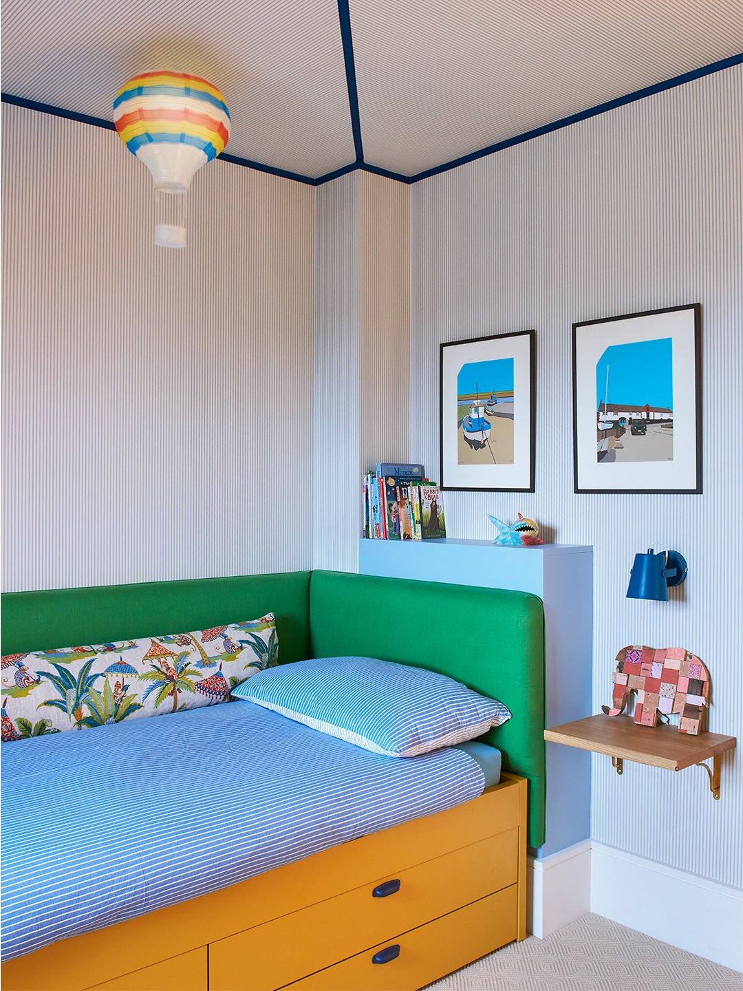 colorful kids bed