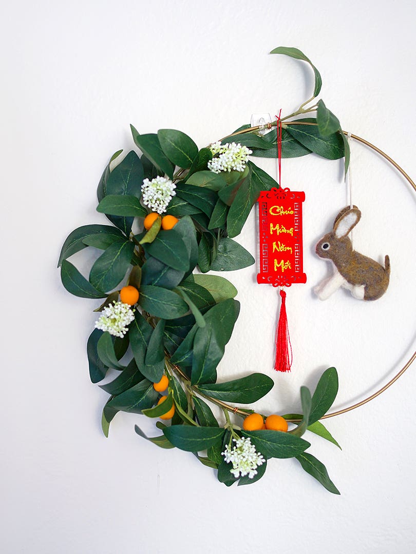 Wreath for Lunar New Year