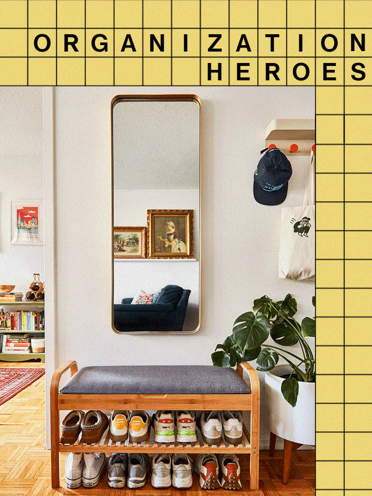 Organization Heroes Border Around Gif of Urban Outfitters Bamboo Storage Bench Opening and Closing