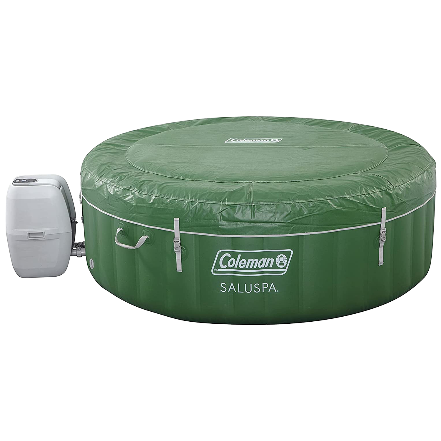 Coleman Green Inflatable Hot Tub.