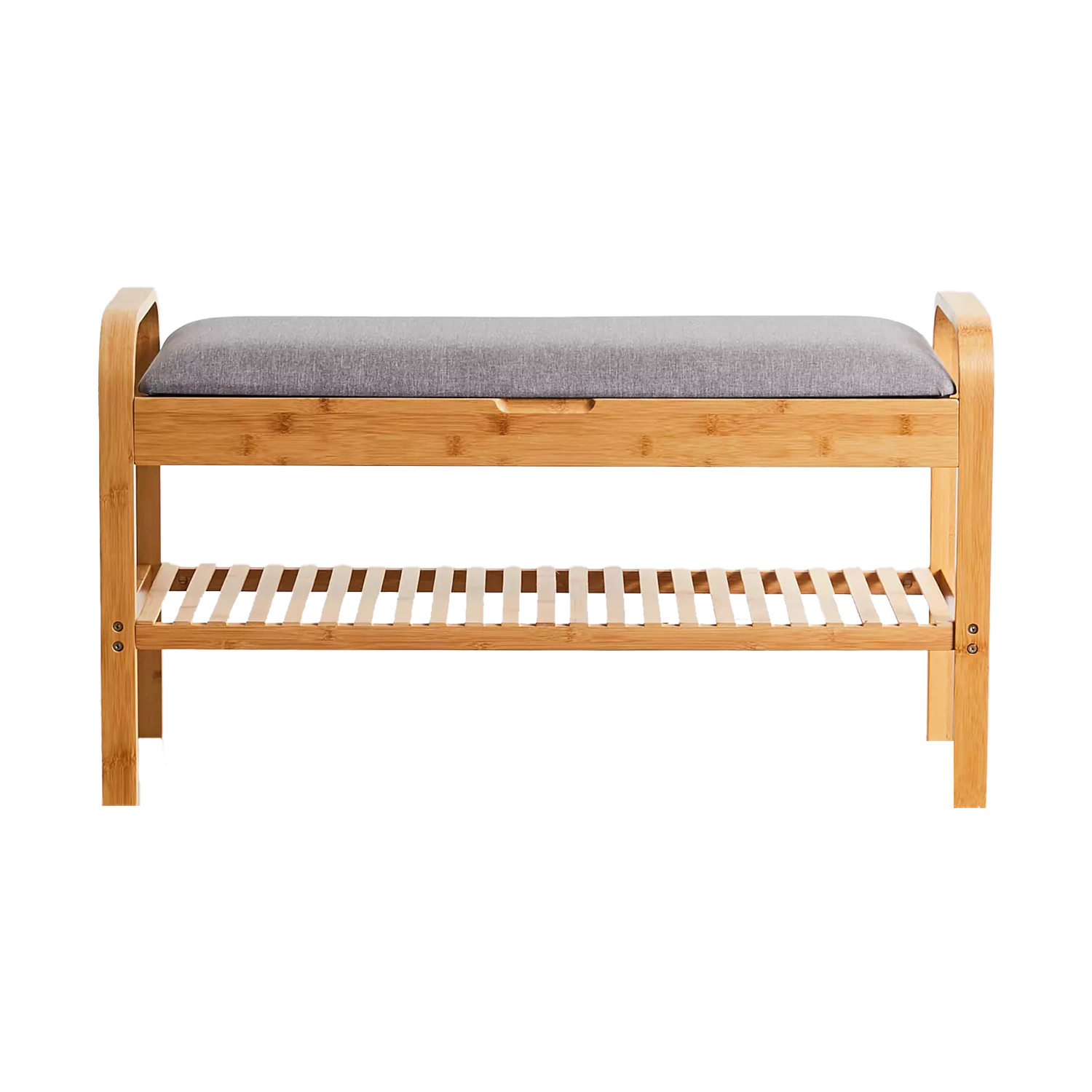 Upholstered bamboo storage bench from Urban Outfitters