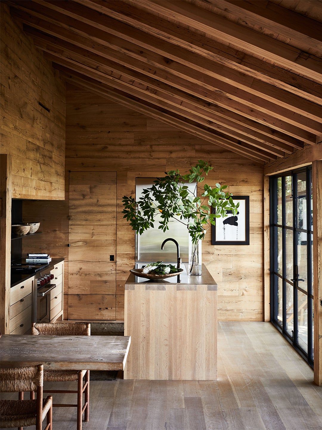 oak wood kitchen