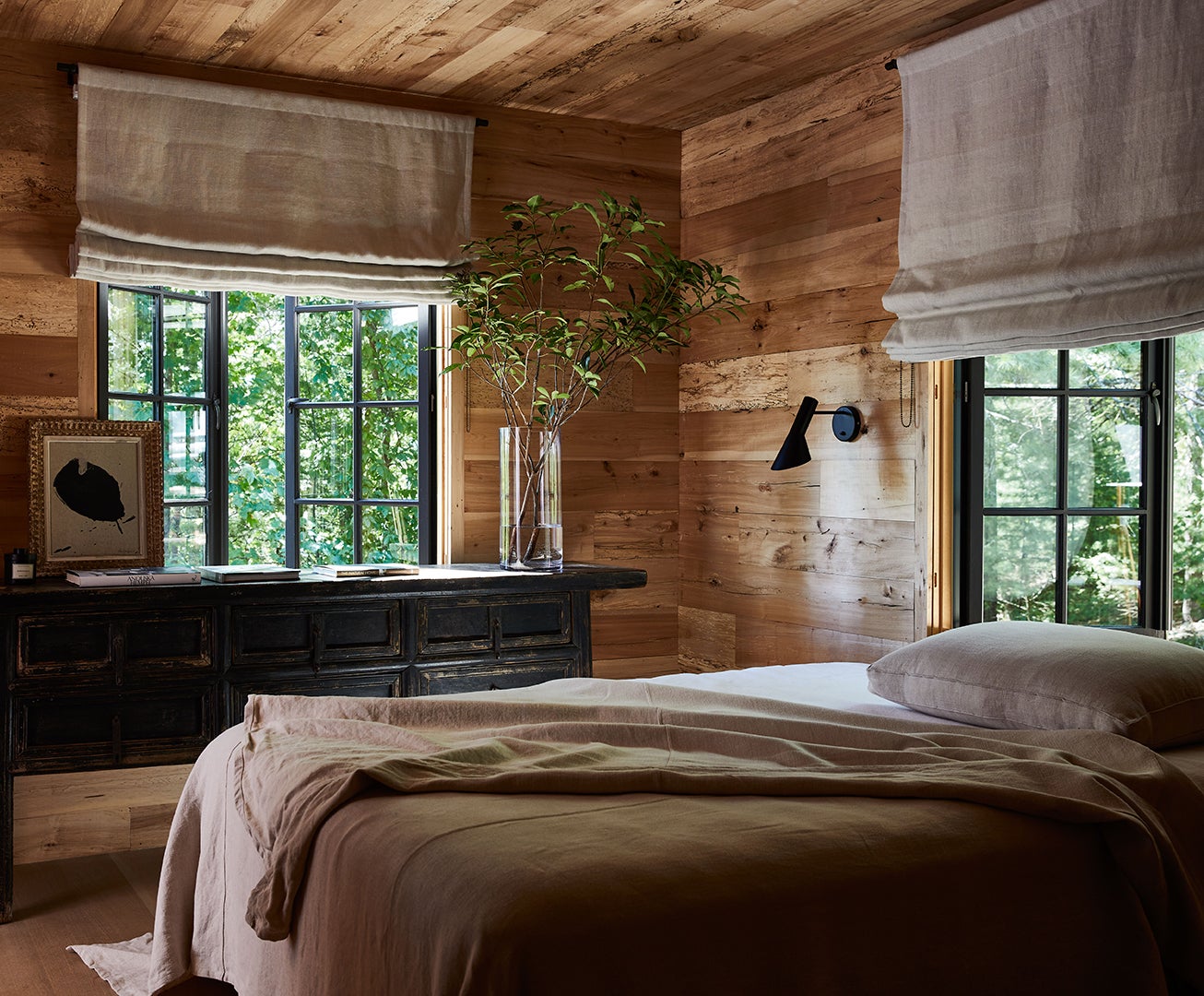 wood bedroom