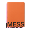 NoMess Notebooks in orange and pink