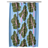 Bastua rhubarb shower curtain