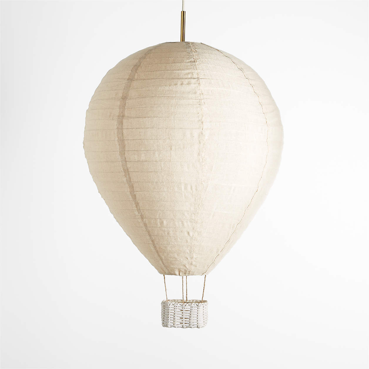 pendant light shaped as hot air balloon