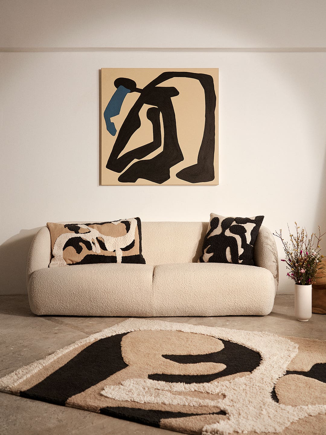 Forget the Walls—This H&M Home Collab Is Putting Art on Area Rugs